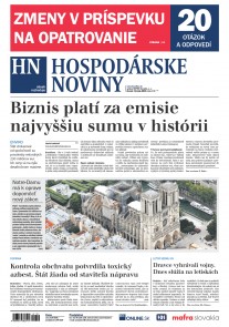 Hospodárske noviny 18.07.2019