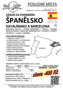 Španělsko - Katalánsko a Barcelona 18.5.