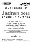 Cenník v EUR pre katalóg JADRAN 2018 - Chorvátsko - 101 CK Zemek