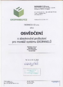3energy certifikát ekopanely
