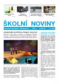 Školní noviny 1/2017