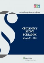 Občiansky súdny poriadok účinný od 1. 1. 2012