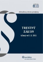 Trestný zákon účinný od 1. 11. 2011