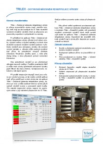 IS Trilex modul Rekapitulace Výroby