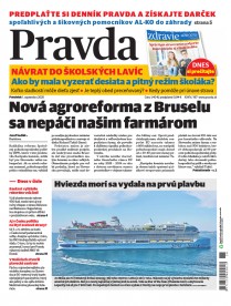 Denník Pravda 1. 9. 2025