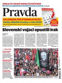 Denník Pravda 8. 1. 2020