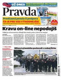 Denník Pravda 9. 1. 2021
