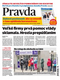 Denník Pravda 31. 3. 2020