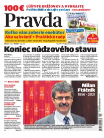 Denník Pravda 15. 5. 2021