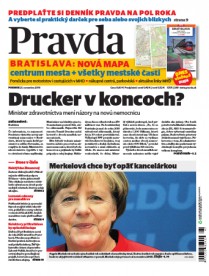 Vydanie Pravdy, náhľad obálky denníka