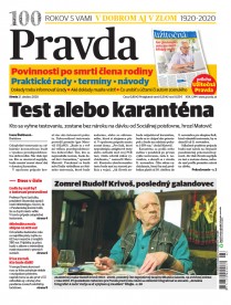 Denník Pravda 21. 10. 2020