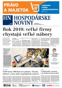 Hospodárske noviny 12.12.2018