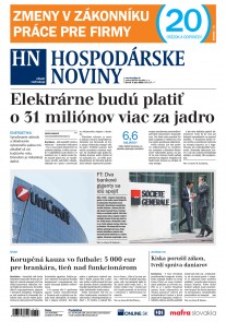 Hospodárske noviny 05.06.2018