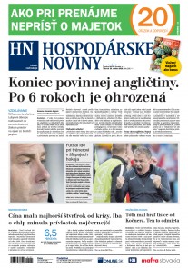 Hospodárske noviny 23.10.2018
