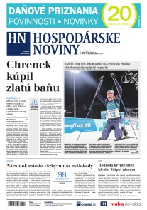 Hospodárske noviny 13.02.2018