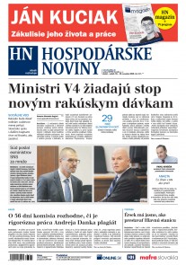 Hospodárske noviny 16.11.2018