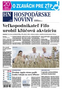 Hospodárske noviny 28.07.2016