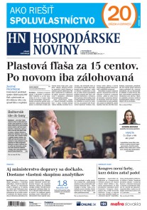 Hospodárske noviny 08.11.2018