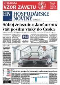 Hospodárske noviny 26.10.2016
