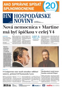 Hospodárske noviny 16.10.2018