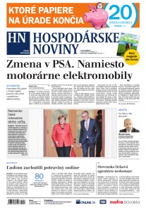Hospodárske noviny 21.11.2017