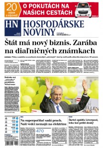 Hospodárske noviny 24.05.2016