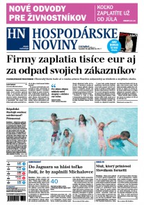 Hospodárske noviny 30.05.2016