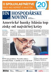 Hospodárske noviny 19.04.2018
