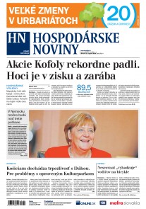 Hospodárske noviny 16.08.2018