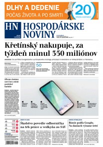 Hospodárske noviny 12.09.2017