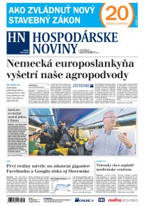 Hospodárske noviny 24.05.2018