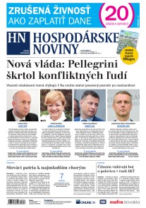 Hospodárske noviny 20.03.2018