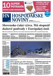 Hospodárske noviny 12.02.2016