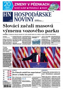 Hospodárske noviny 12.01.2017