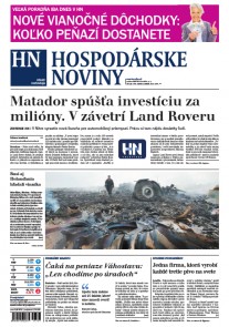 Hospodárske noviny 14.10.2015