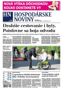 Hospodárske noviny 31.08.2016