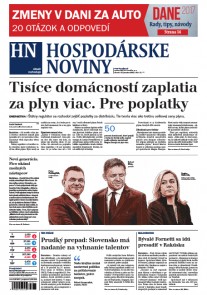 Hospodárske noviny 17.01.2017