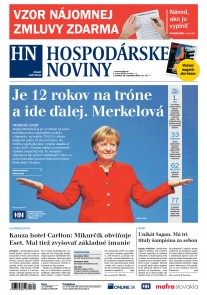 Hospodárske noviny 25.09.2017