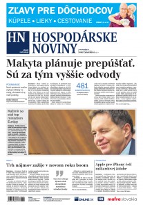 Hospodárske noviny 03.01.2018