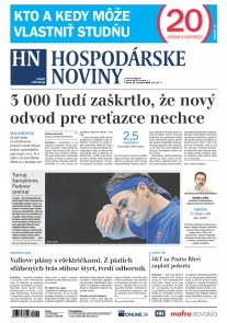 Hospodárske noviny 13.11.2018