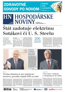 Hospodárske noviny 15.01.2018