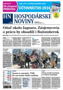 Hospodárske noviny 08.02.2016