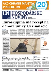 Hospodárske noviny 09.11.2017