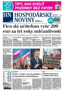 Hospodárske noviny 25.07.2017