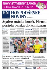 Hospodárske noviny 11.7.2018