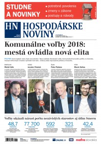 Hospodárske noviny 12.11.2018