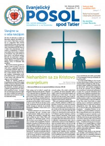 Evanjelický POSOL spod Tatier 7-8-2021