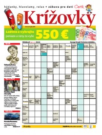 Krížovky zo dňa 9. júla 2016