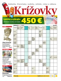 Krížovky zo dňa 13. júla 2019