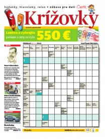 Krížovky zo dňa 10. septembra 2016